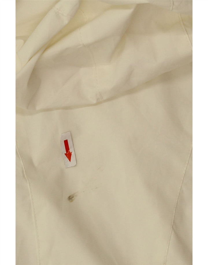 New Balance Damen Übergroße Windjacke mit Kapuze, UK 14, Mittelweiß