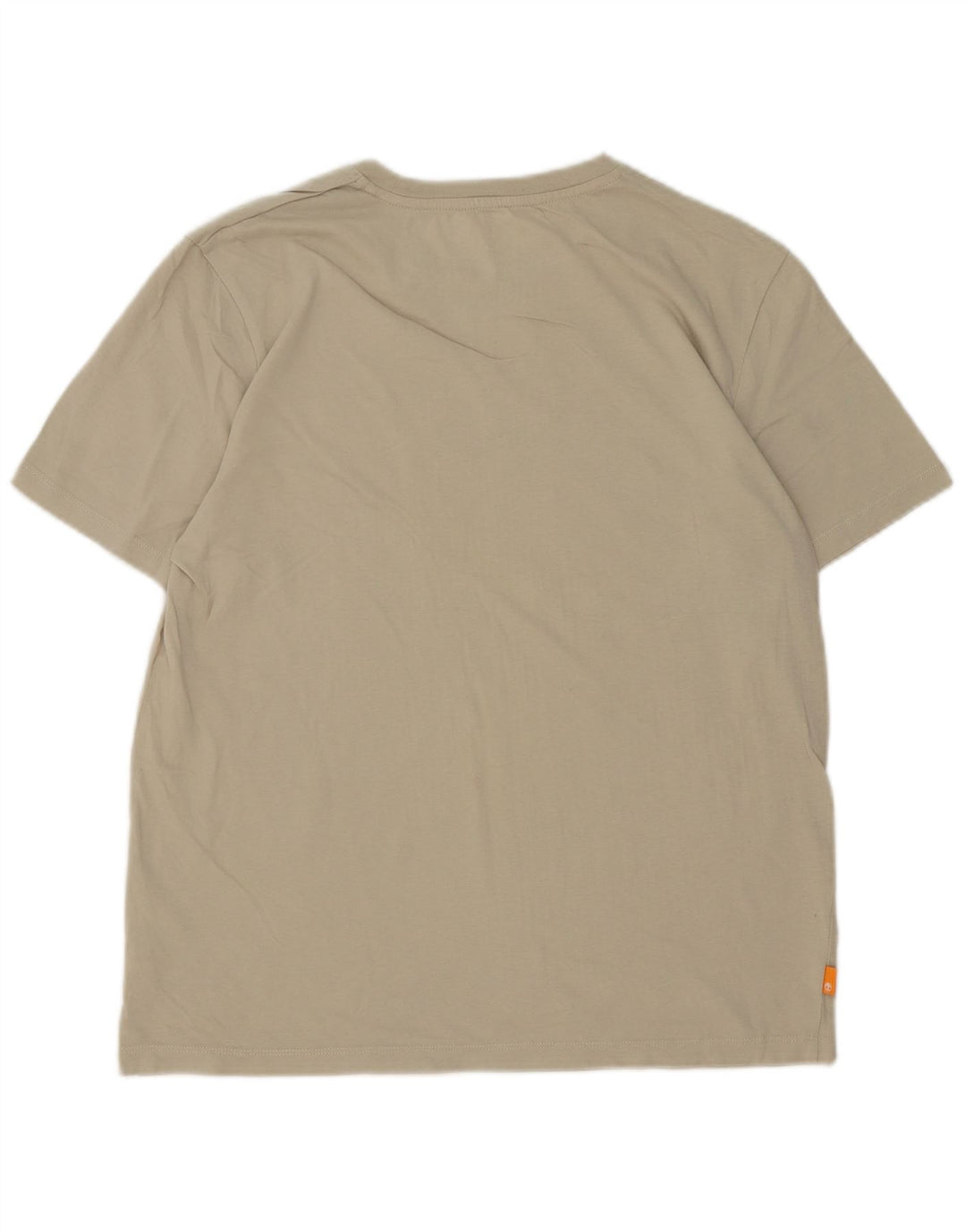 Timberland Herren-T-Shirt mit normaler Passform, mittelbeigefarbener Baumwolle