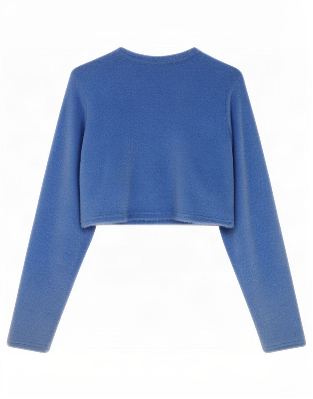 Zara Damen Boleropullover UK 10 Small Blaues Nylon