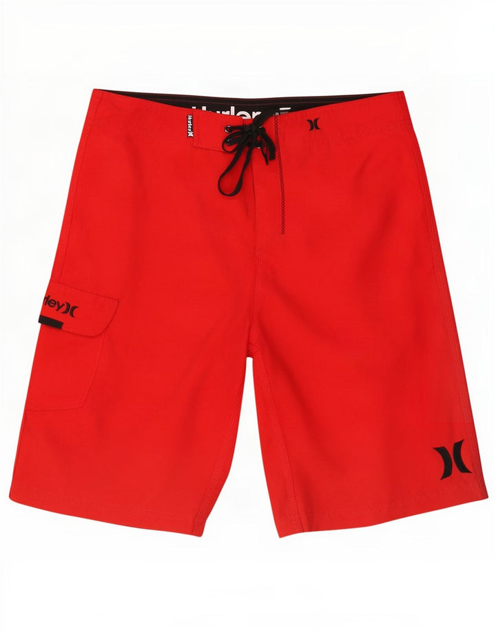 Hurley Herren Badeshorts Mittelrotes Polyester