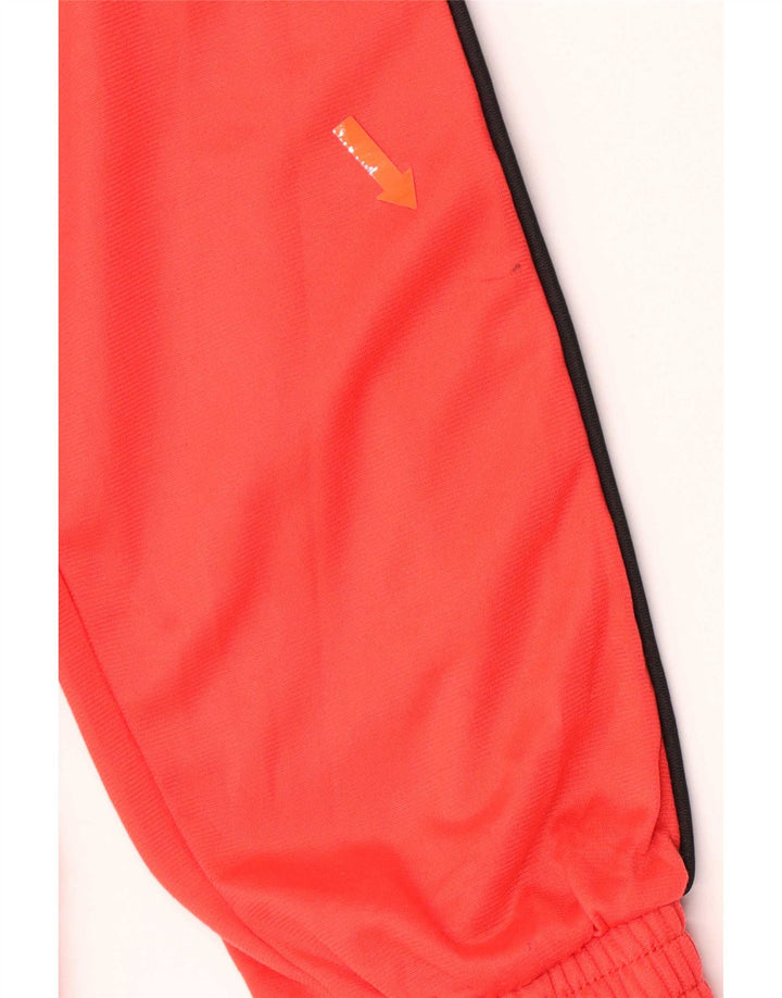 Kappa Herren-Trainingsanzugoberteil mit Grafik, Mittelrotes Farbblock-Polyester