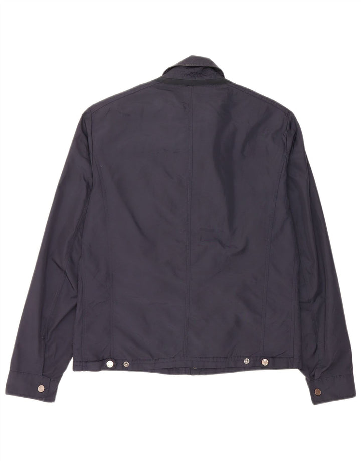 GEOX RESPIRA Herren Utility Jacke UK 36 Small Marineblau Polyamid