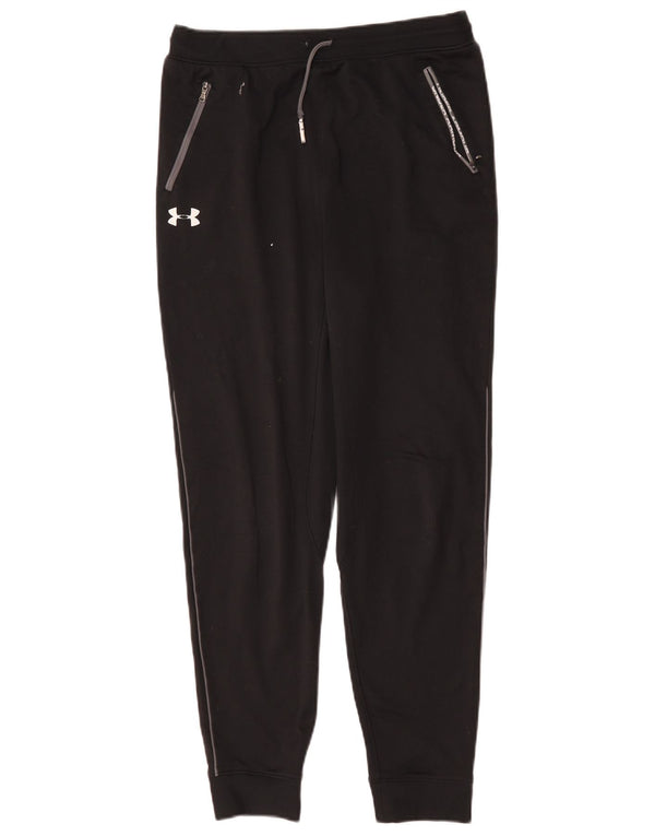 Under Armour Jungen-Trainingshose, Jogginghose, 13–14 Jahre, XL, schwarzes Polyester