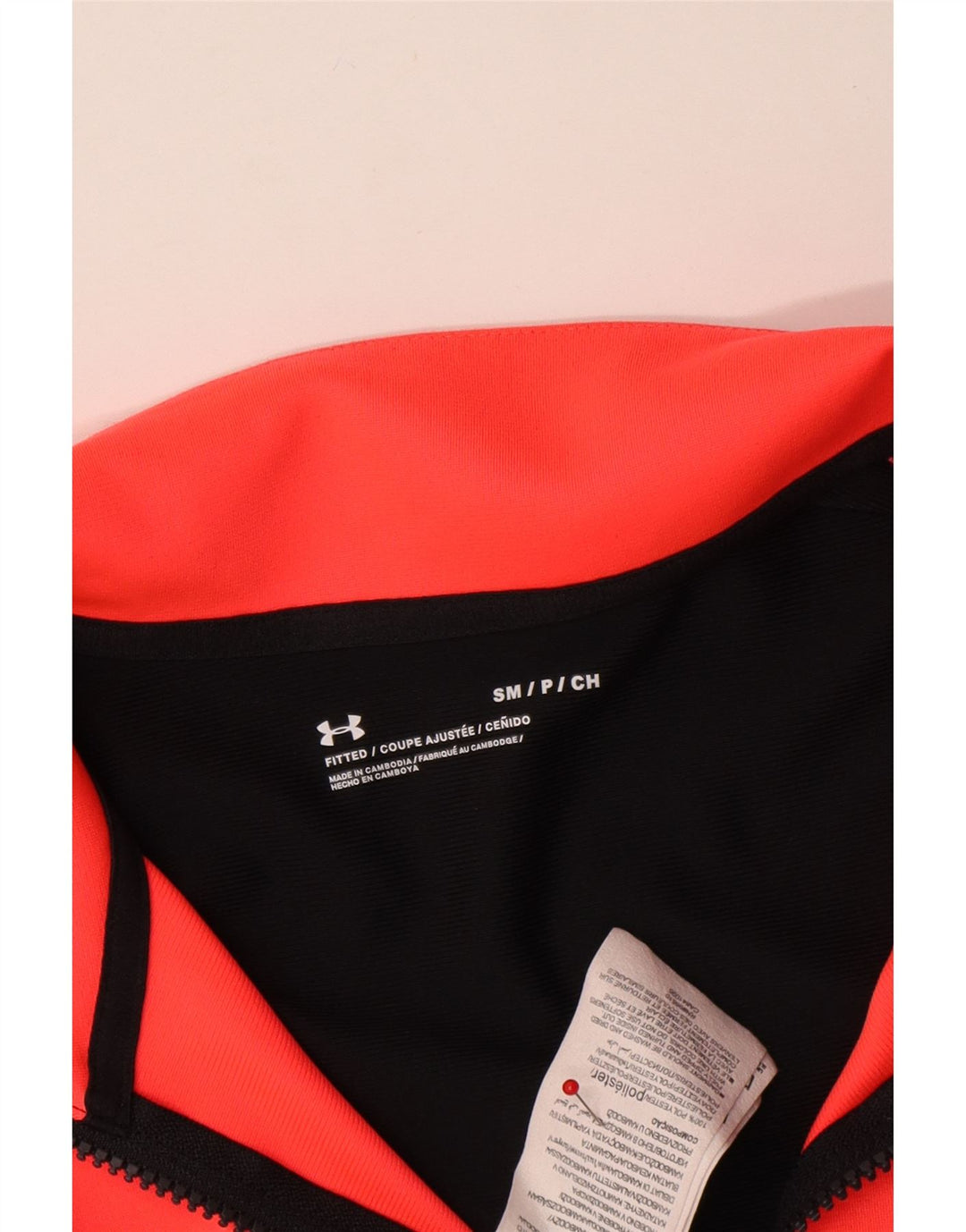 Under Armour Herren-Trainingsanzugoberteil, Jacke, Größe S, Schwarz, Farbblock