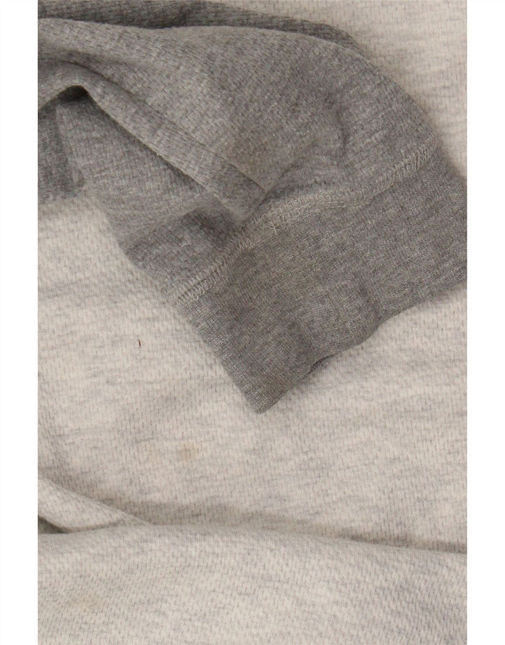 Rip Curl Herren-Kapuzenoberteil mit langen Ärmeln, mittelgraue Colourblock-Baumwolle