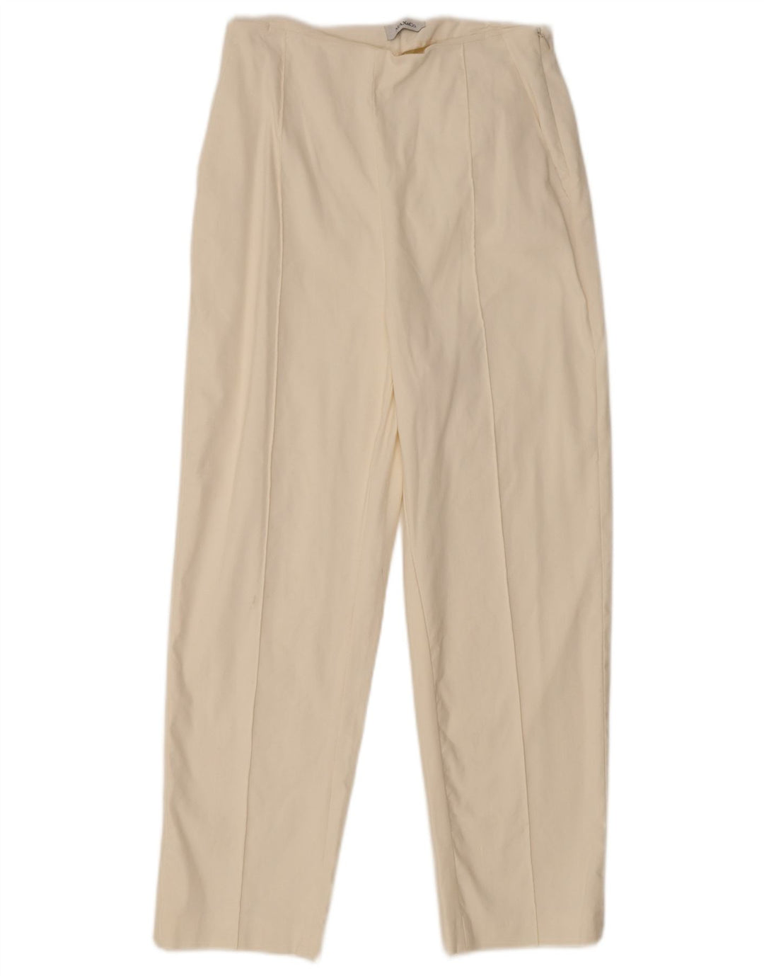 Max & Co. Tapered Cropped-Hose für Damen, W28, L25, gebrochenes Weiß