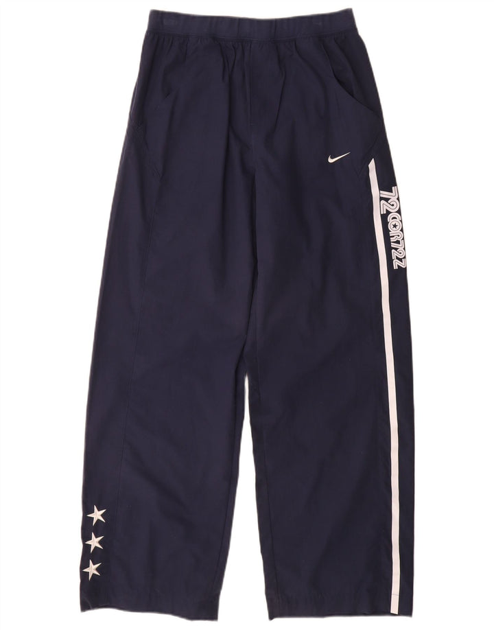 Nike Jungen-Trainingshose mit Grafik, 12–13 Jahre, groß, marineblau, Polyester