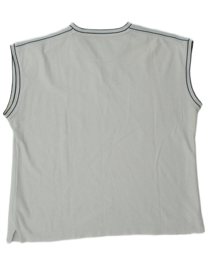 Lotto Damen T-Shirt Top UK 16 Large Blau Baumwolle