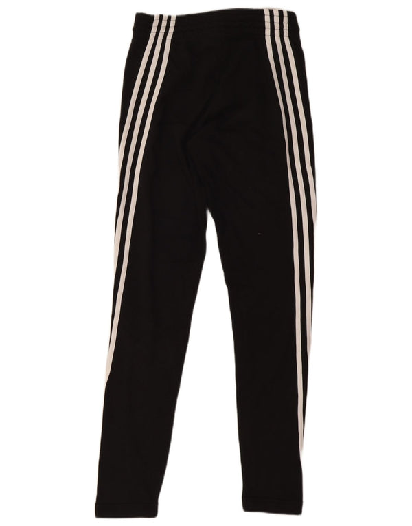 Adidas Damen Trainingshose UK 4/6 XS Schwarz Baumwolle