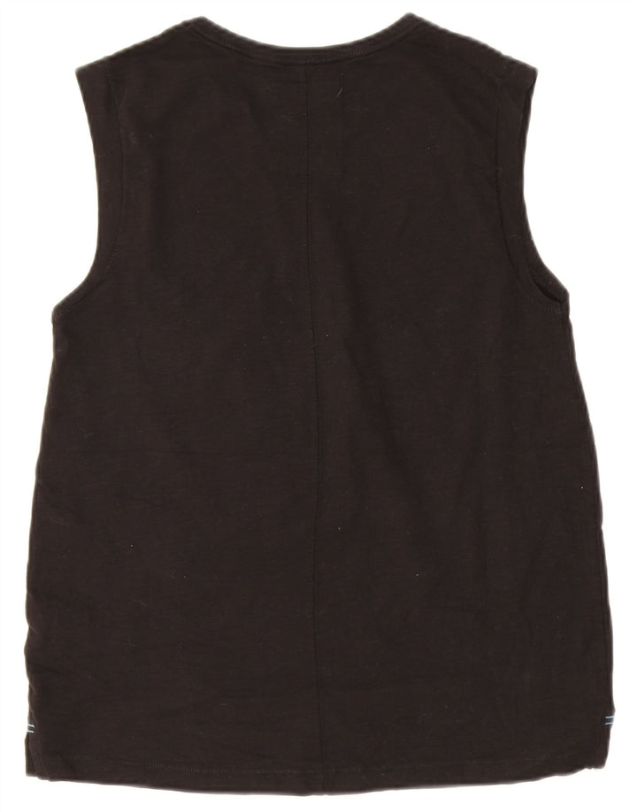 Fat Face Damen-Trägershirt, UK-Größe 10, Größe S, schwarze Baumwolle