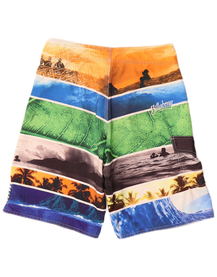 Billabong Herren-Badeshorts mit Grafik, mittelgroß, mehrfarbig gestreift