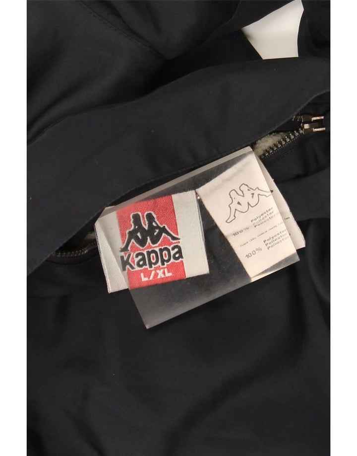 Kappa Herren-Windbreaker mit Kapuze, wendbar, Gr. 40, Marineblau