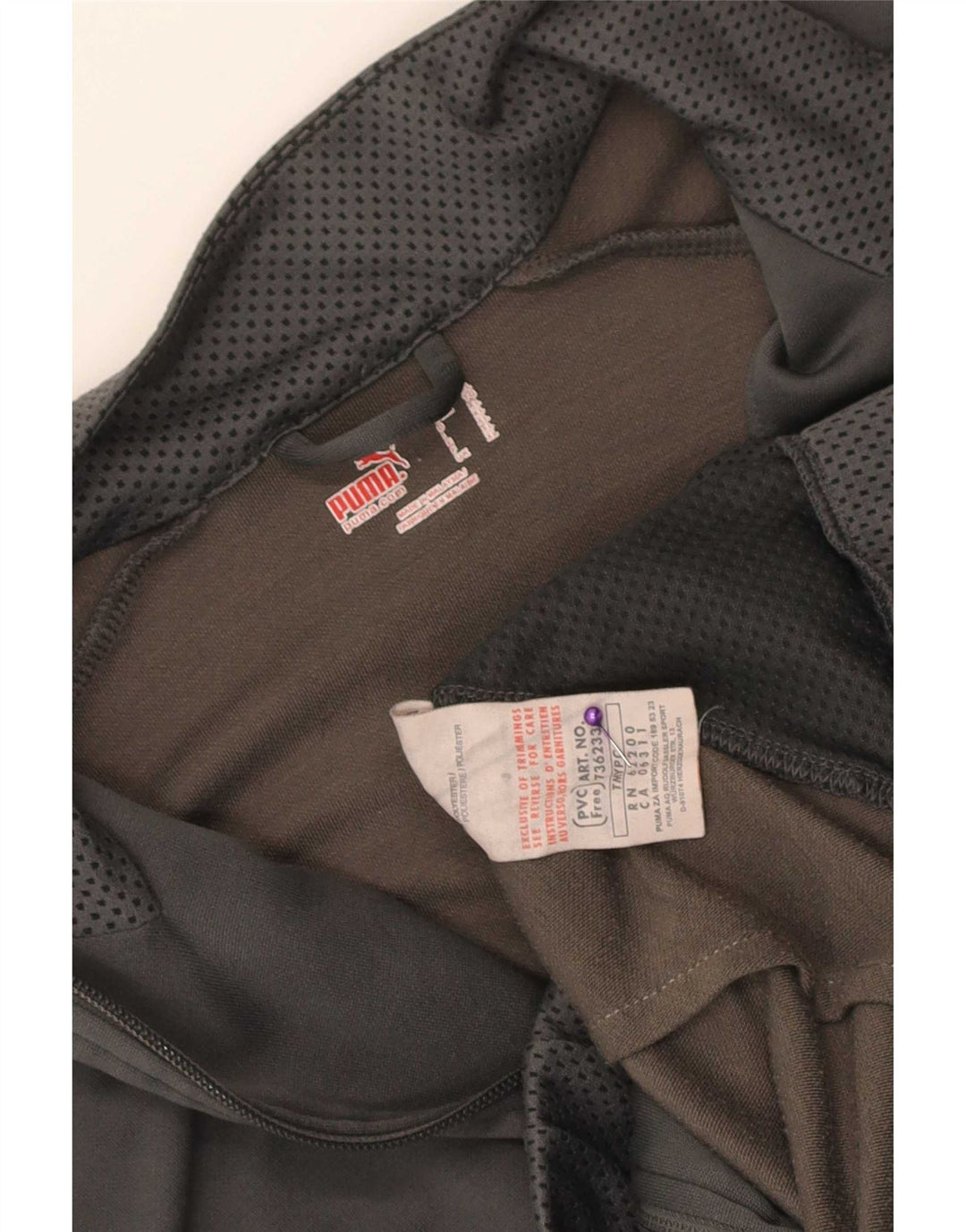 Puma Herren Graphic Trainingsanzug Top Jacke XL Grau Polyester