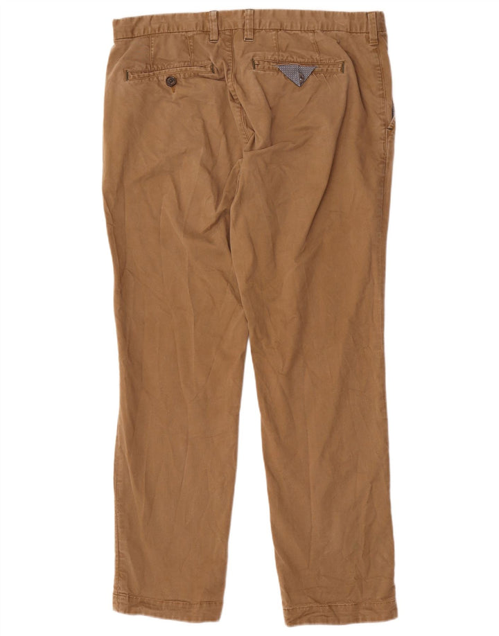 Gerade Anzughose für Herren von Ted Baker, W36, L31, beige Baumwolle