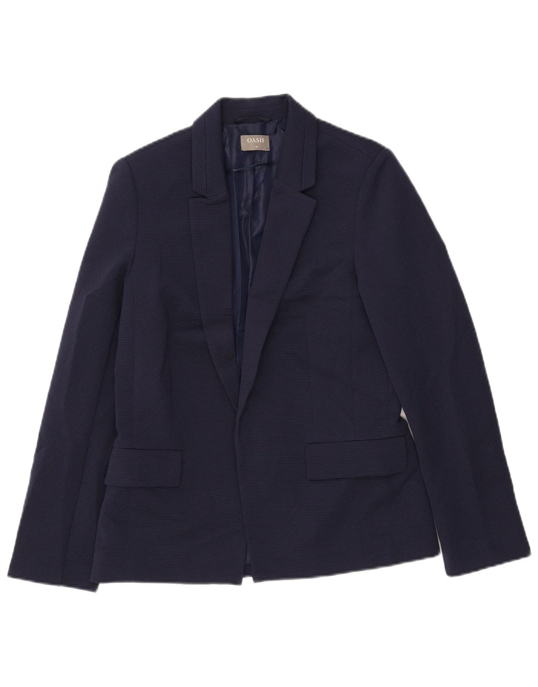 Offene Blazerjacke für Damen von Oasis, UK 10, Größe S, Marineblau, Polyester
