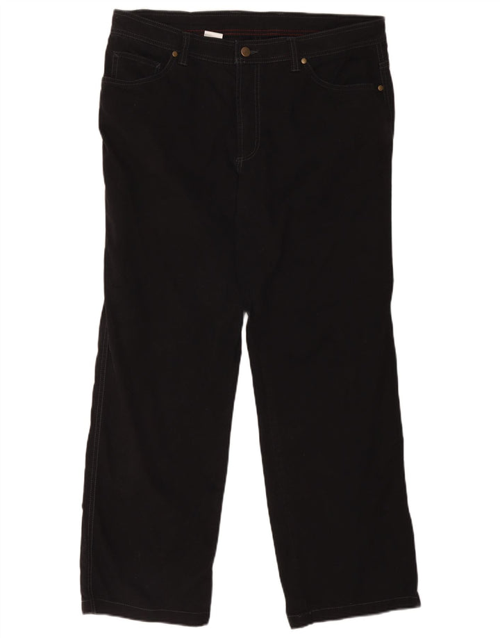 John Lewis Herren Straight Jeans W36 L29 Schwarze Baumwolle
