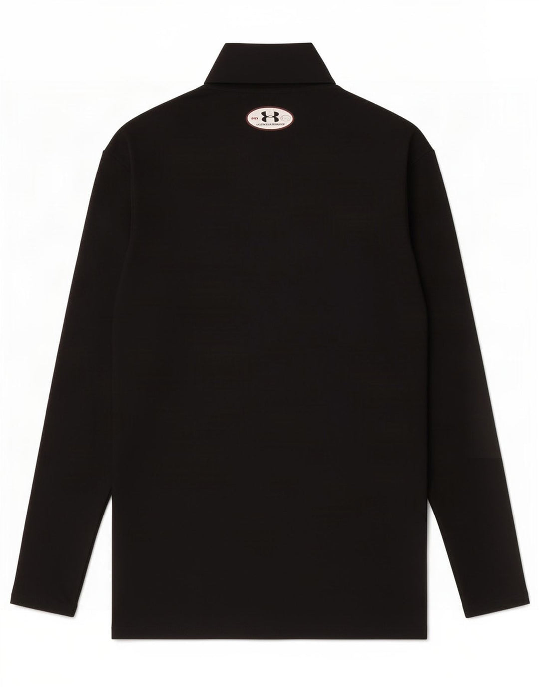 Under Armour Herren-Oberteil mit langen Ärmeln, mittelschwarzes Nylon