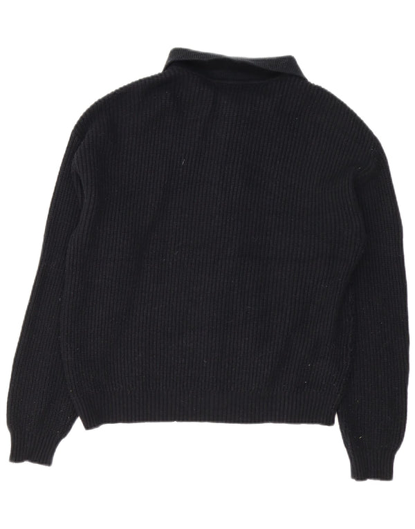 Marks & Spencer Damen-Cardigan-Pullover UK 14 Mittelschwarze Viskose