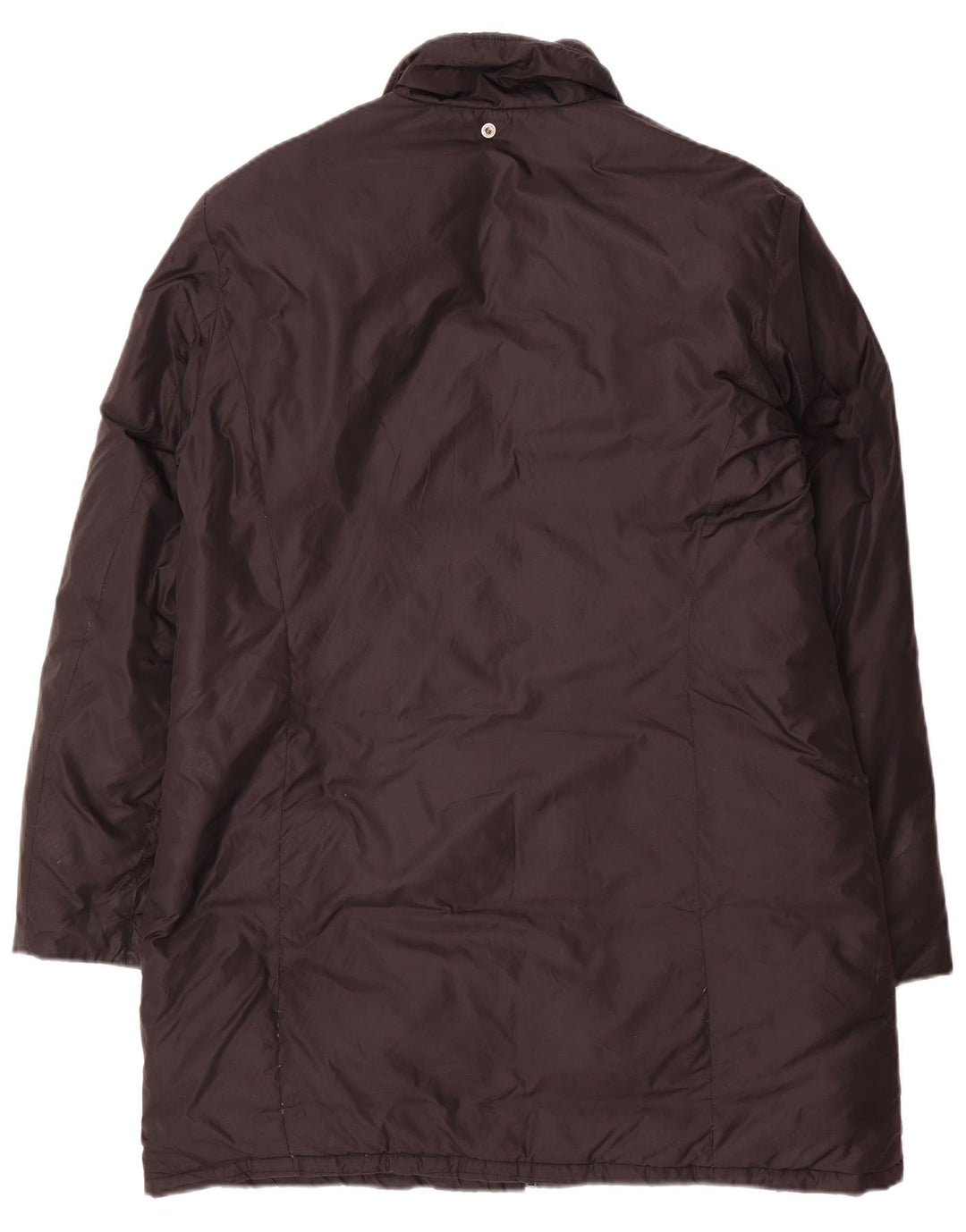 Gepolsterter Damenmantel von Gas, UK 16, großes schwarzes Nylon