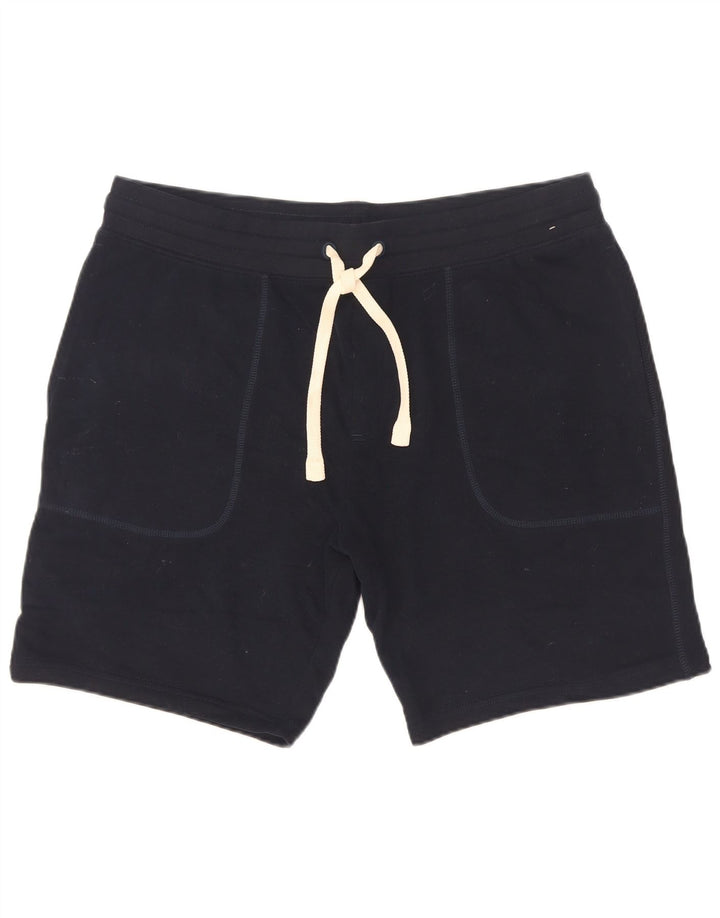 Marks & Spencer Herren-Sportshorts, groß, marineblaue Baumwolle