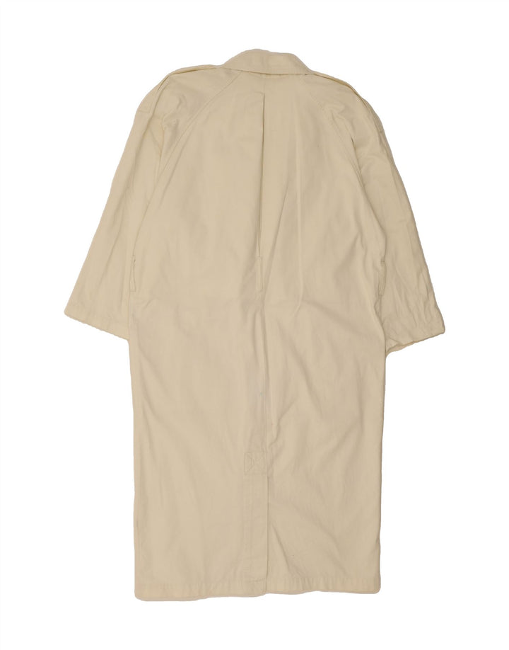 TOGETHER Womens Oversized Trench Coat EU 38/40 Medium Off White Cotton Vintage Together and Second-Hand Together from Messina Hembry 