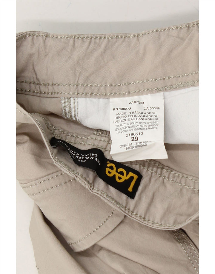 LEE Mens Cargo Shorts W29 Small Beige Cotton Vintage Lee and Second-Hand Lee from Messina Hembry 