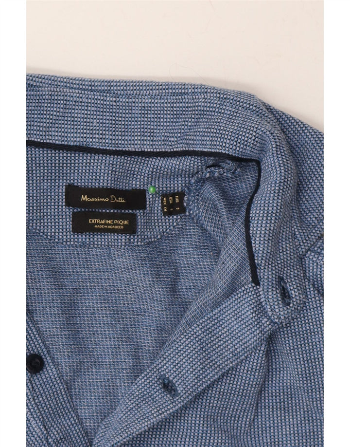 MASSIMO DUTTI Mens Polo Shirt Small Navy Blue Vintage Massimo Dutti and Second-Hand Massimo Dutti from Messina Hembry 