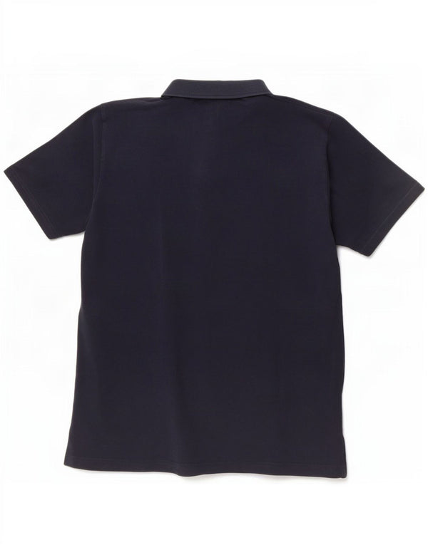The North Face Herren-Poloshirt aus mittelblauer Baumwolle in Marineblau