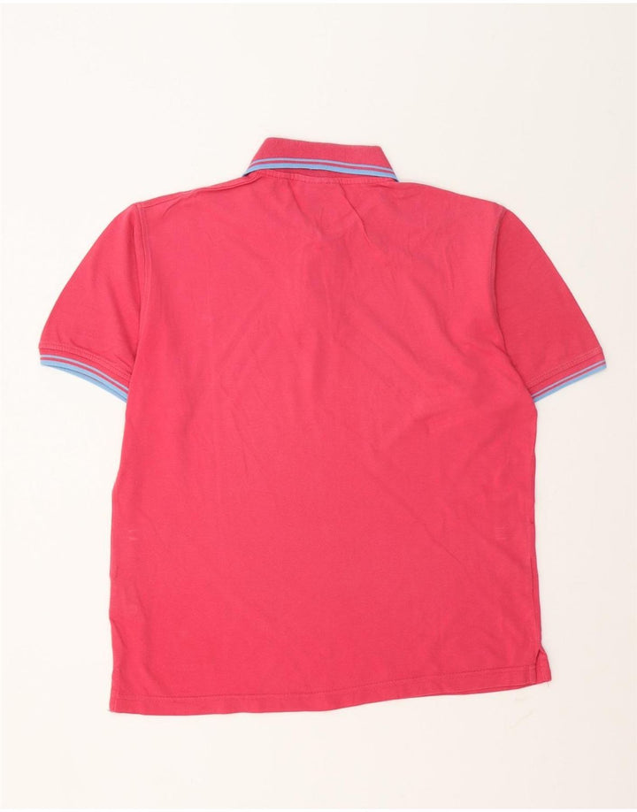 Diadora Herren-Poloshirt aus mittelrosa Baumwolle
