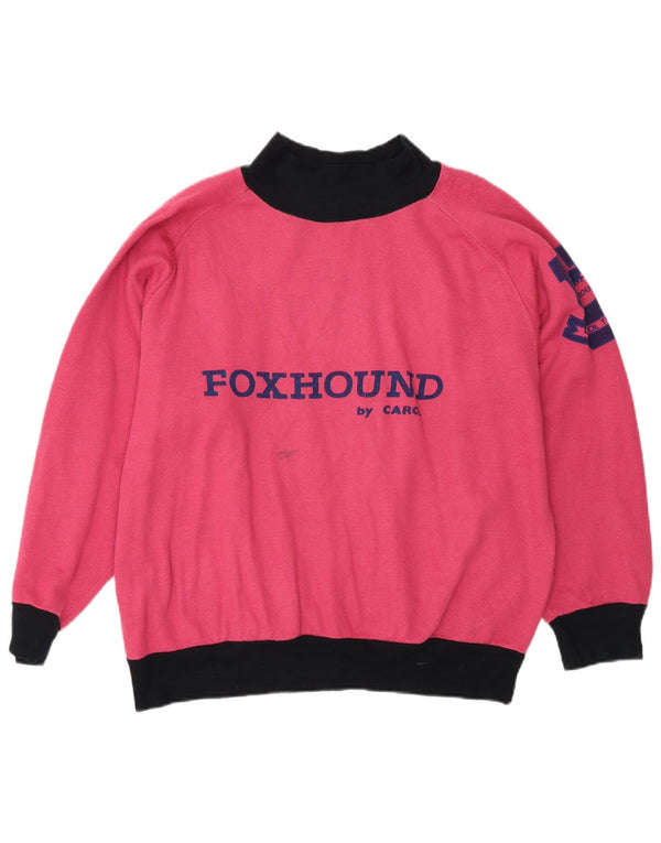 FOXHOUND Damen Grafik-Sweatshirt-Pullover UK 16 Large Pink
