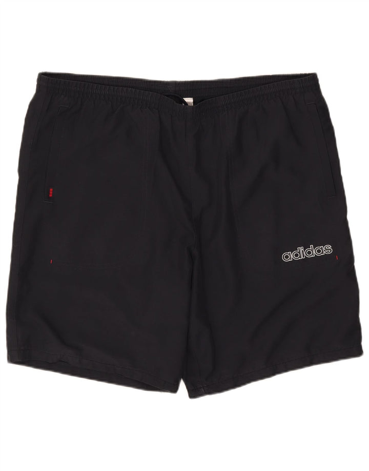 Adidas Herren-Sportshorts, groß, marineblau, Polyester