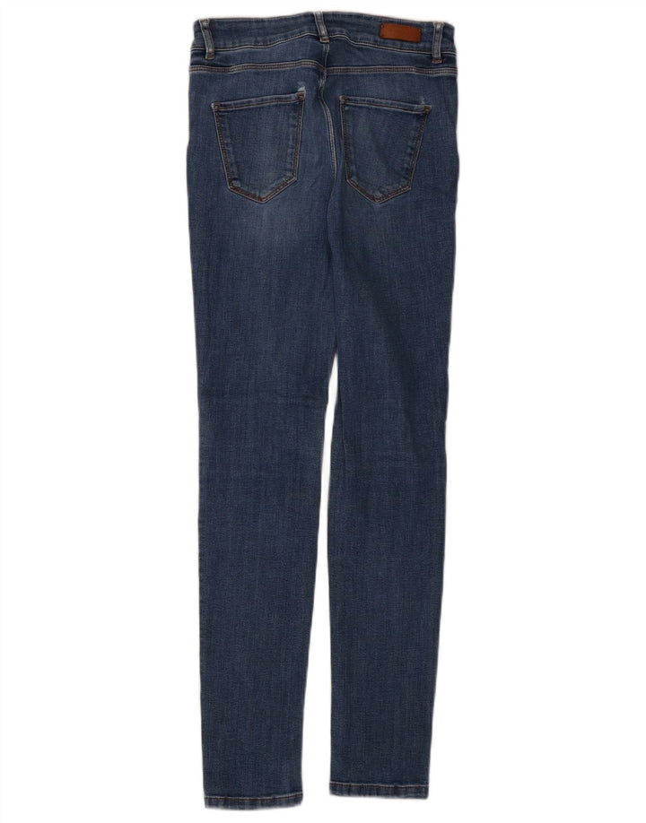 MASSIMO DUTTI Damen Skinny Jeans W26 L29 Blaue Baumwolle
