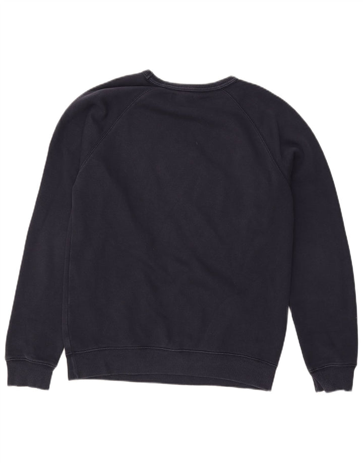 Adidas Herren-Sweatshirt mit Grafik, Größe S, marineblau, Baumwolle