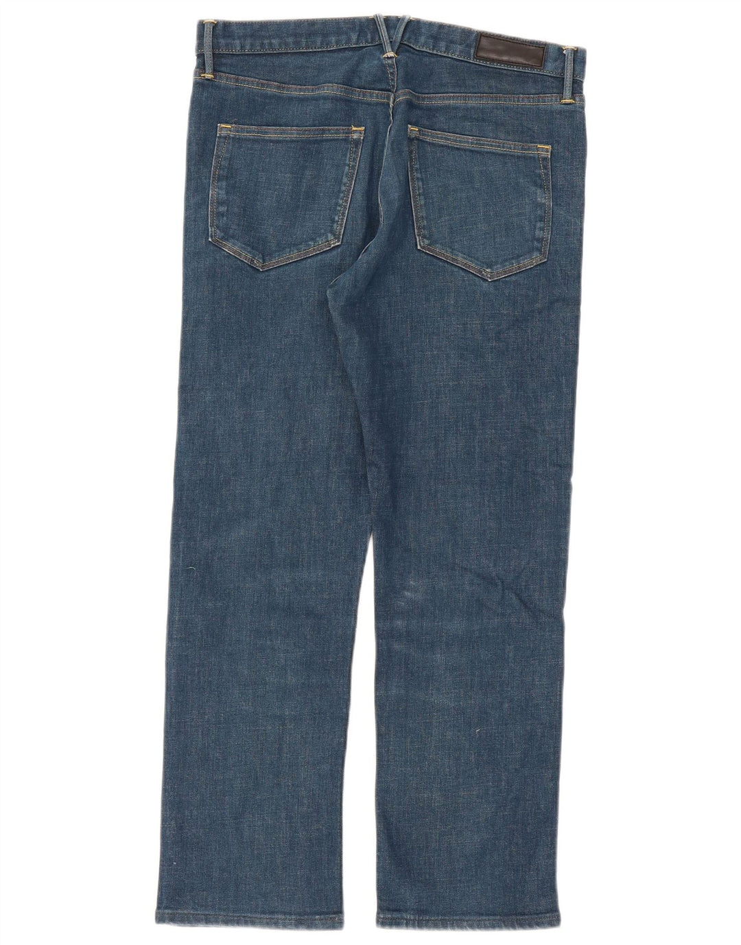 Marks & Spencer Herren Autograph Straight Jeans W32 L29 Blaue Baumwolle