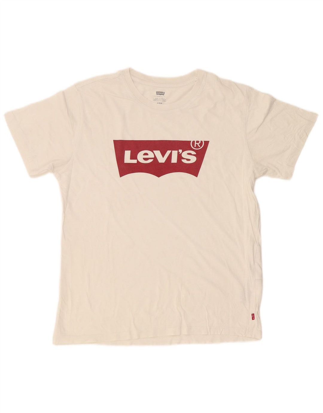 Levi's Herren-T-Shirt mit Grafik, mittelweiße Baumwolle