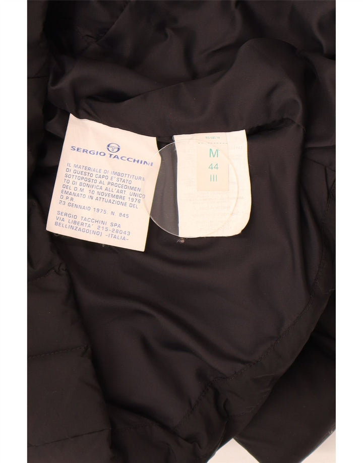 Sergio Tacchini Damen Kapuzenweste IT 44 Medium Schwarz