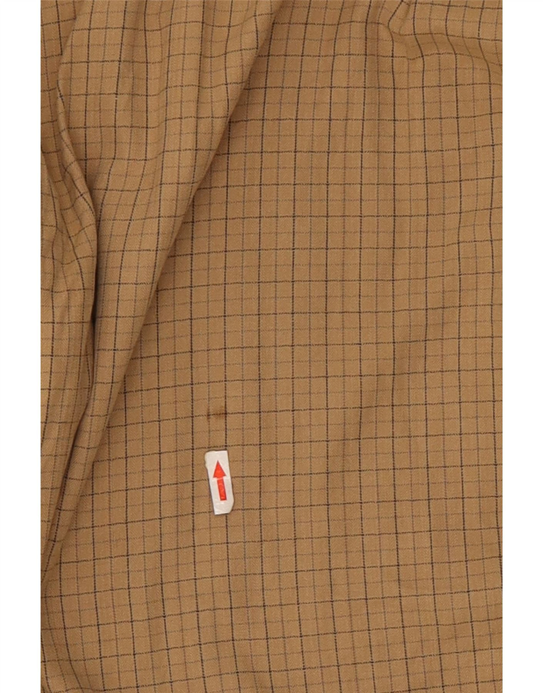Nautica Herren-Flanellhemd 2XL, beige karierte Baumwolle