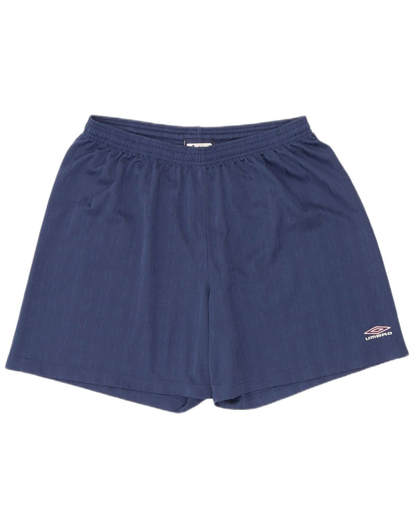 Umbro Damen Sportshorts XL Marineblau Geometrische Sportarten