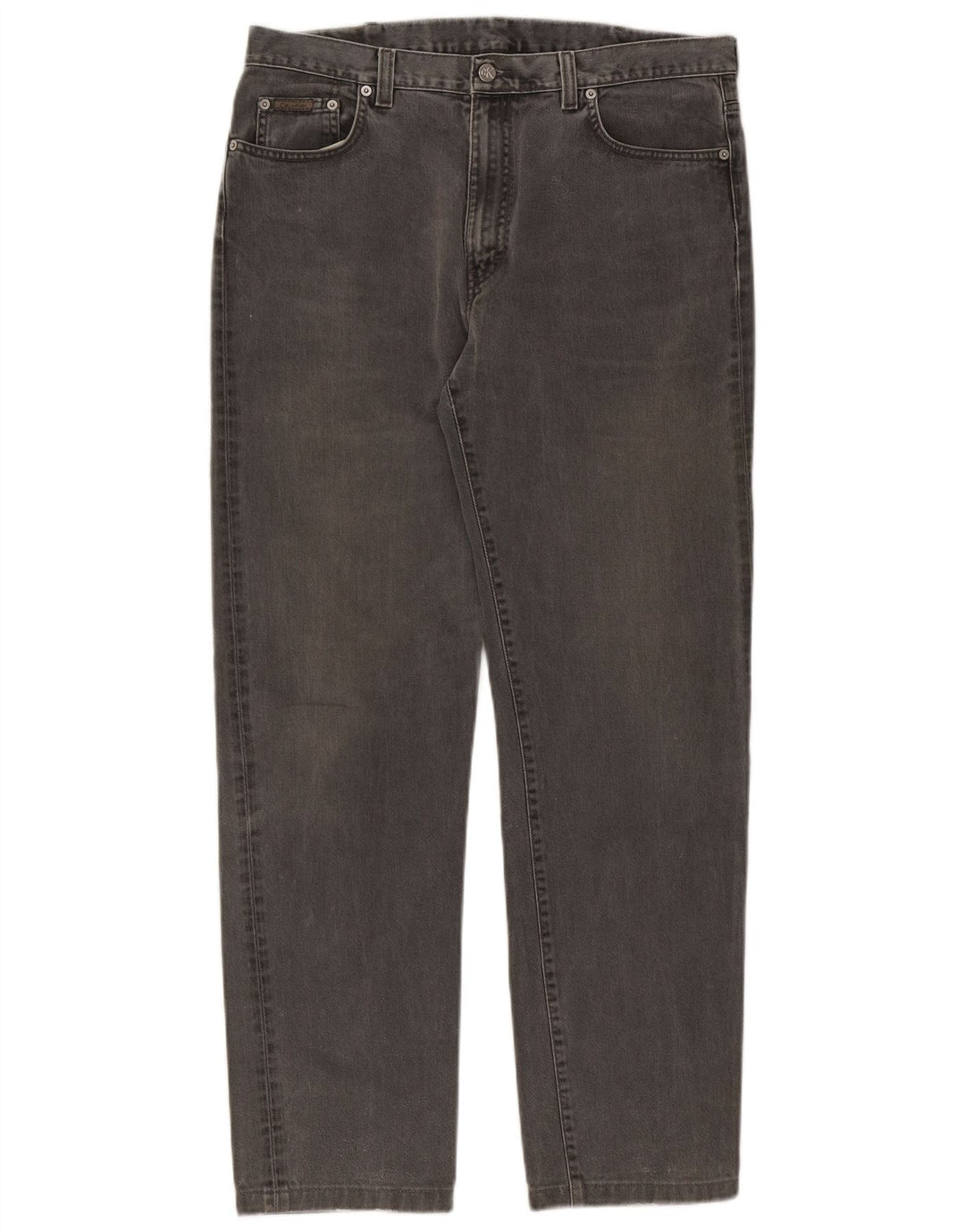 Calvin Klein Herren Straight Jeans W34 L30 Grau