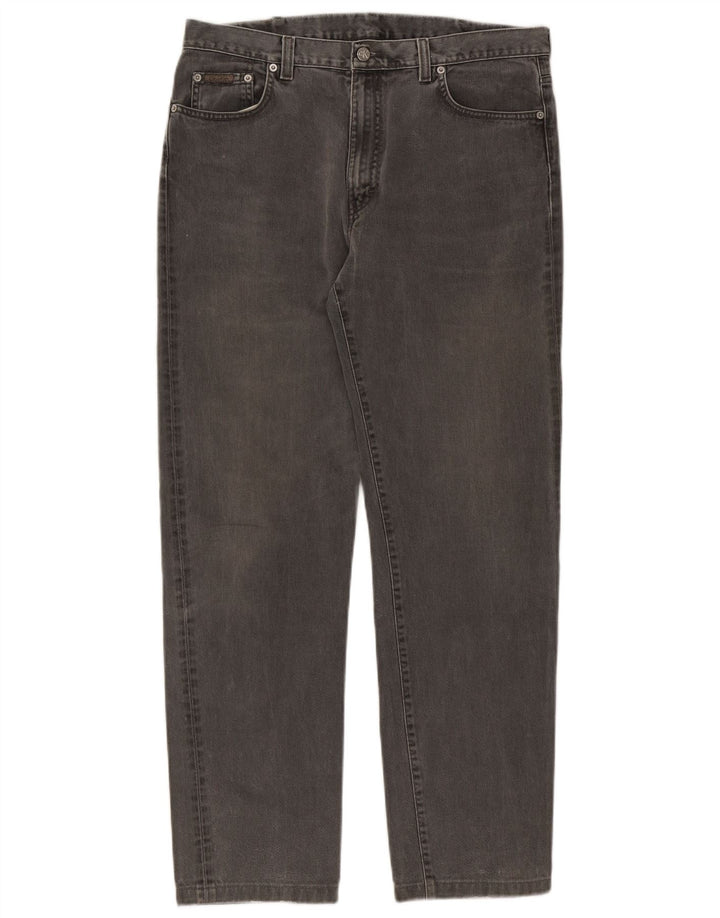 Calvin Klein Herren Straight Jeans W34 L30 Grau