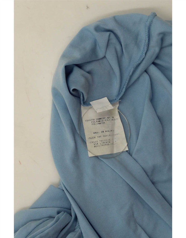 Sergio Tacchini Damen Top Langarm IT 48 XL Blau Polyamid