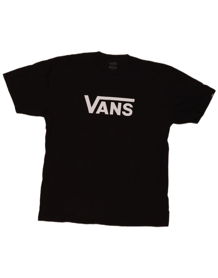 Vans Herren Classic Fit Graphic T-Shirt Top XL Schwarz Baumwolle