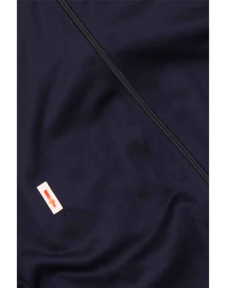 Reebok Herren-Trainingsanzug mit grafischem Oberteil, groß, Marineblau, Farbblock