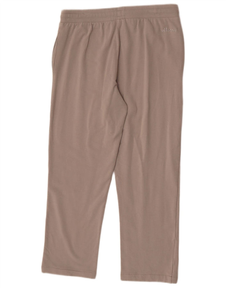 Ellesse Damen-Trainingshose, UK 14, mittelgraue Baumwolle