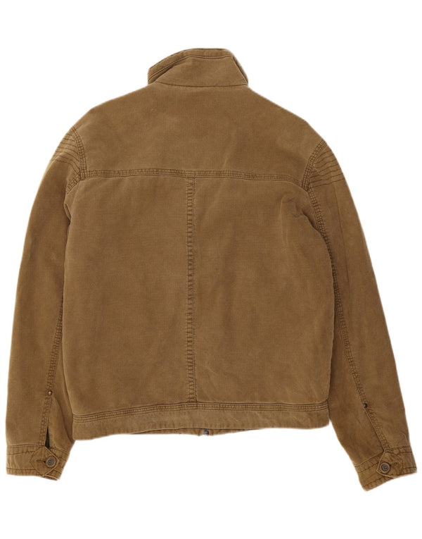 Marks & Spencer Herren-Utility-Jacke UK 36 Small Beige Baumwolle