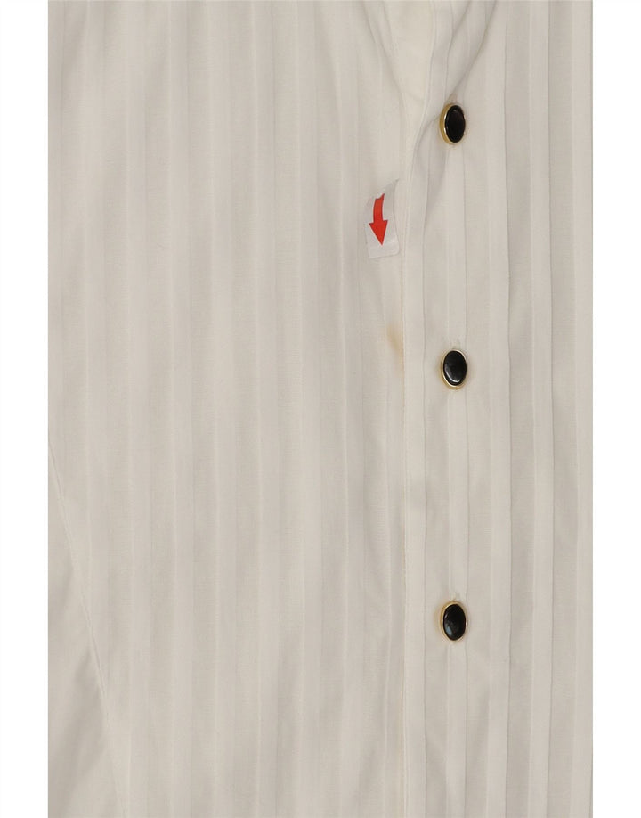 Ingram Herren-Formalhemd XL aus weißer Baumwolle