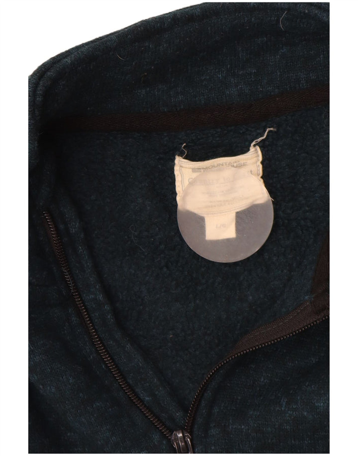Mountain Warehouse Herren-Trainingsanzug-Oberteil, große grüne gesprenkelte Polyesterjacke