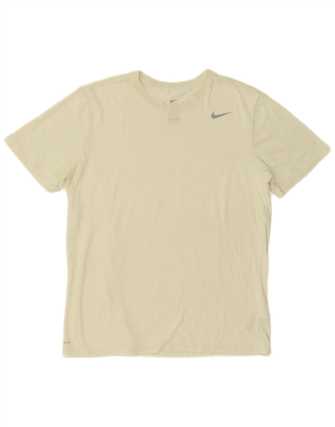 Nike Herren Athletic Cut T-Shirt Top Große gelbe Baumwolle