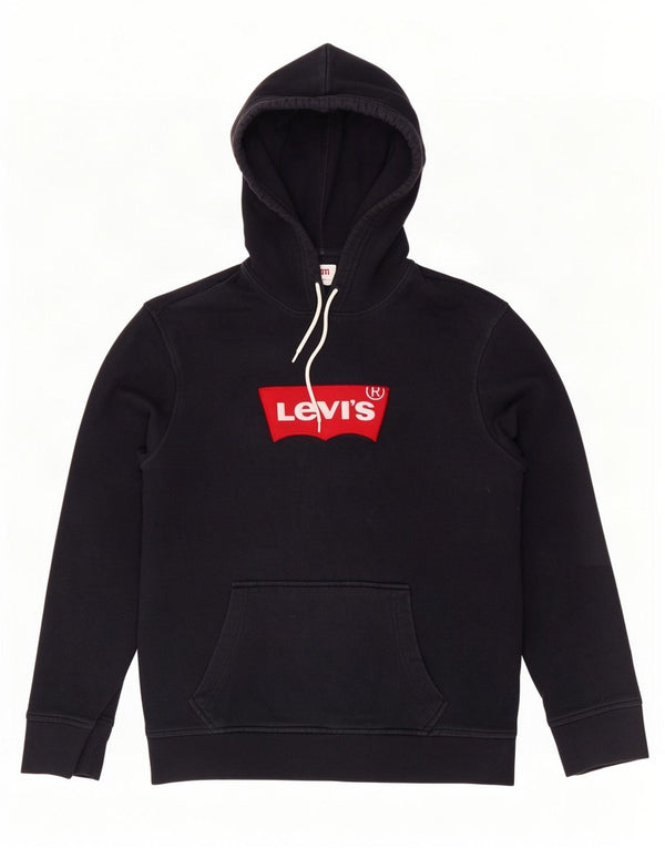 Levi's Herren-Kapuzenpullover mit Grafik, mittelmarineblau, Baumwolle