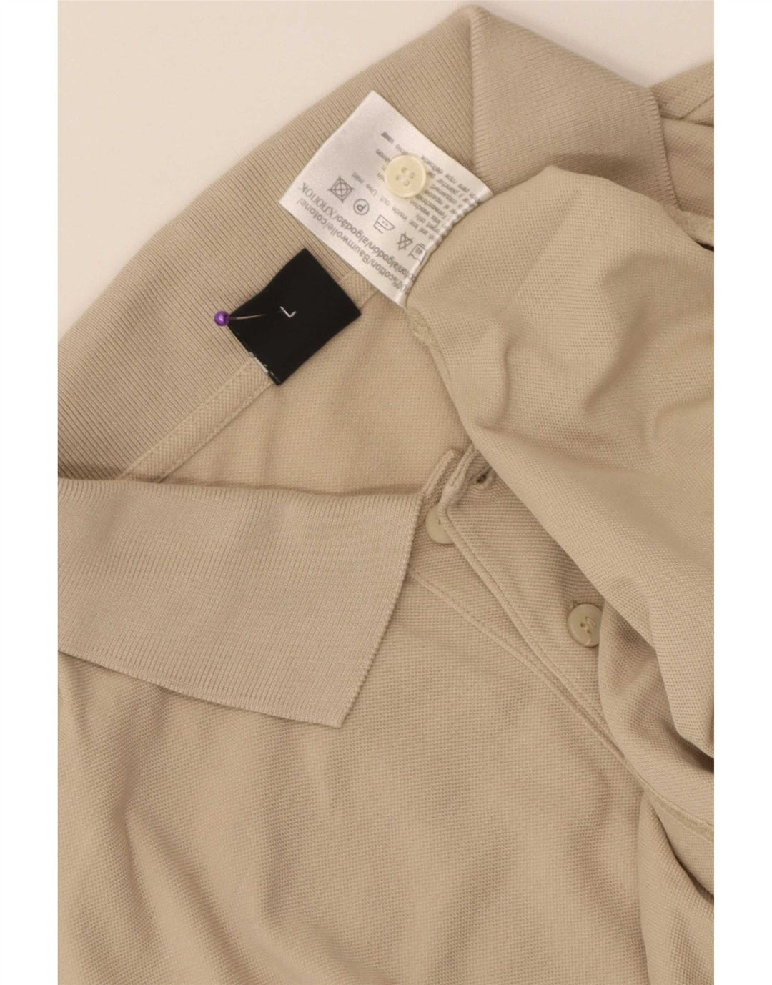 Hugo Boss Herren Poloshirt Große Beige Baumwolle